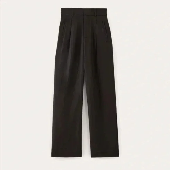 NWT Everlane Black Way High Drape Pant size 4 - Picture 4 of 9